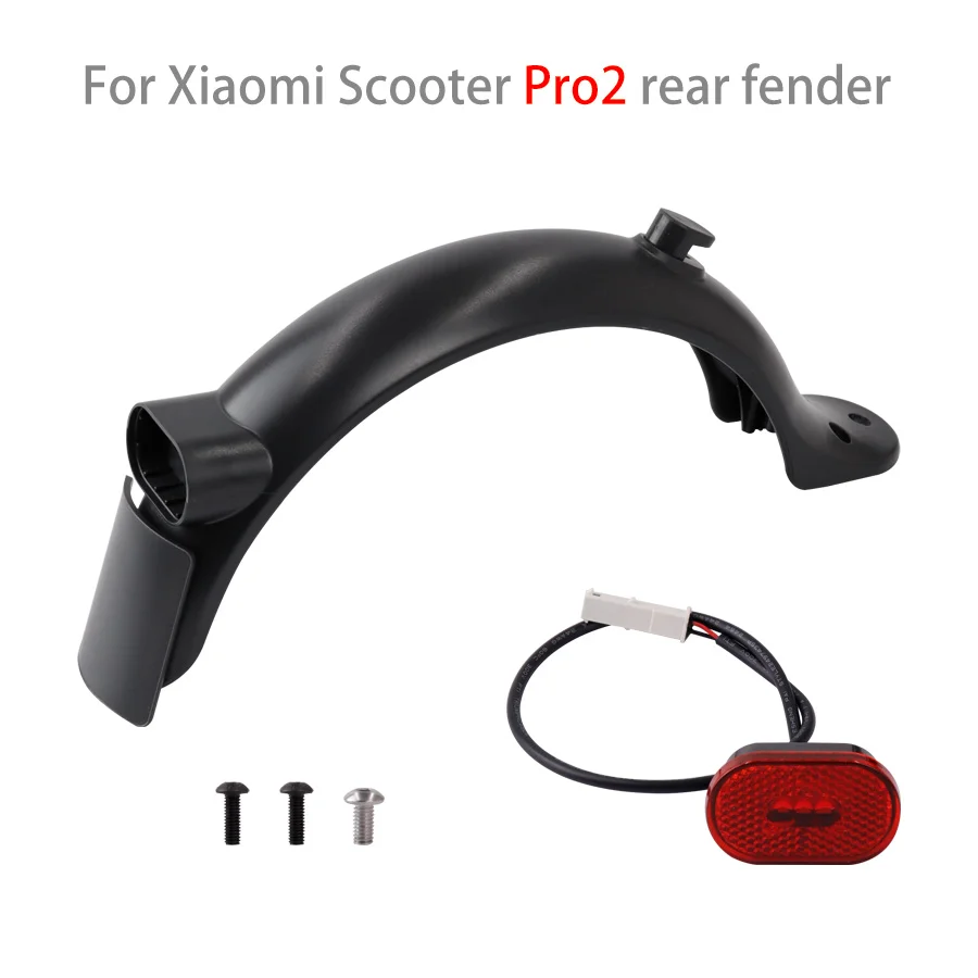 Garde-boue arrière pour scooter électrique, Skateboard, Splash Mud Guard, Rapid Ket Set, Back Taillight Fender, Xiaomi 3 M365 Pro 2 1S