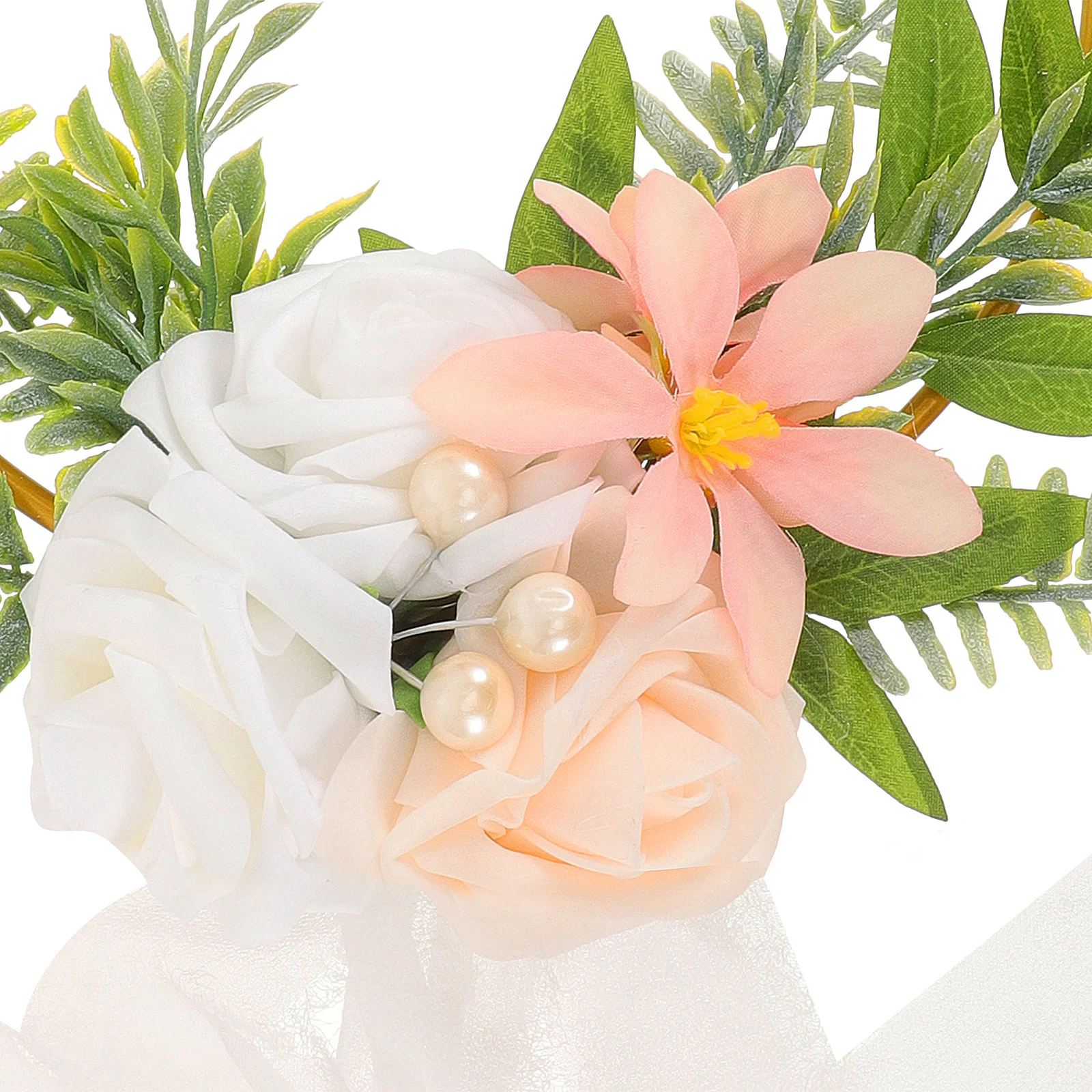 

Silk Flower Wedding Floral Hoop Metal Lightweight Garland Table Decoration Wedding Party Prop Floral Hoop Bridal Flower Bouquets