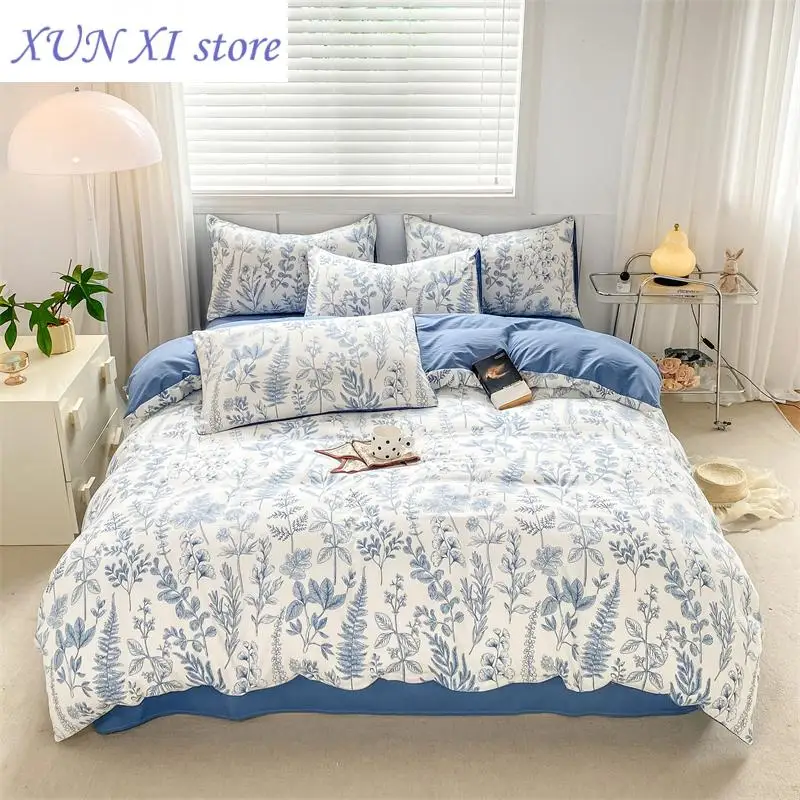 

New 4-piece bedding set comforter set Soft and comfortable for be suited to four seasons Suitable for the room dormitory