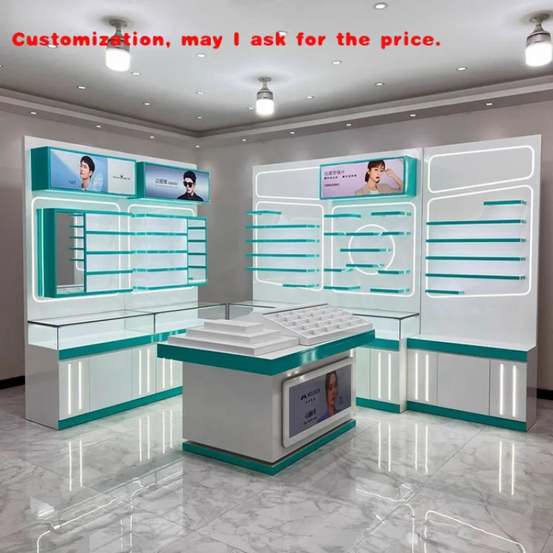 

на заказ. Подставка для очков на заказ, многослойные полки, магазин очков, супермаркет