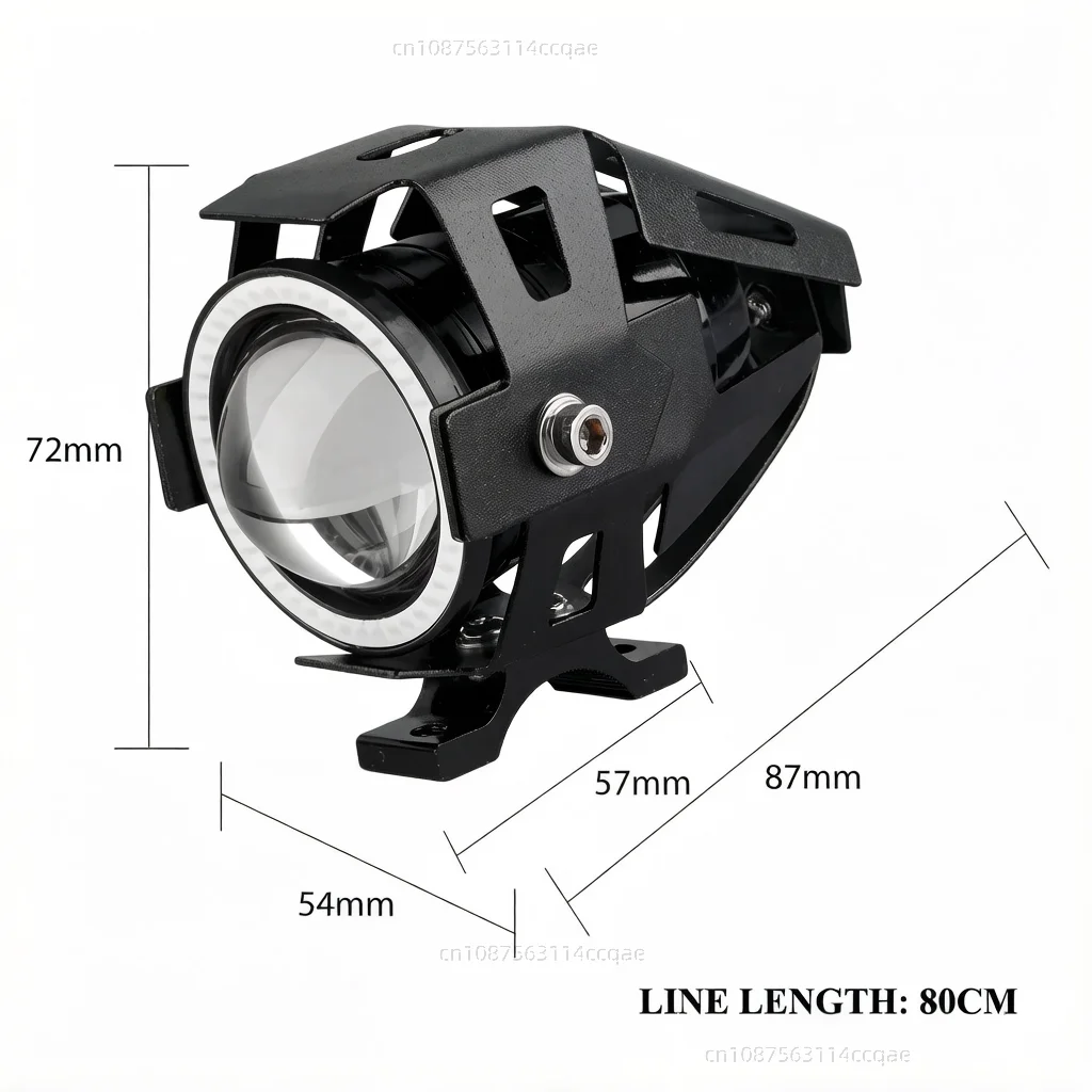 Waterproof Motorcycle LED Headlight 3000LMW U7 Motorbike LED Driving Fog Spot Light with Switch For Honda NSR125 NSR 125 250