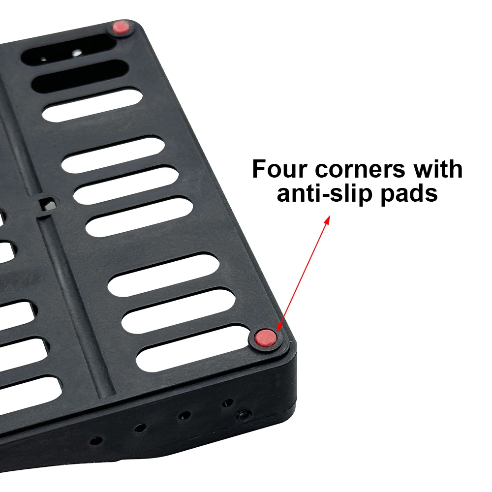 1pc Dental Desinfektion Rack 10 Löcher Autoklavierbar Sterilisation Box Für Verbund Harz Spatel Kunststoff Platzierung Fall Tablett Neue