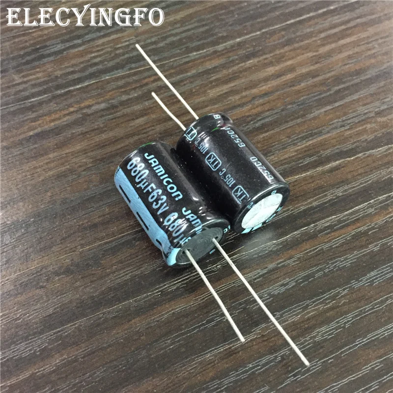 10pcs 680uF 63V680uf  JAMICON TK Series 16x25mm High Quality Original 63V680uF Aluminum Electrolytic capacitor