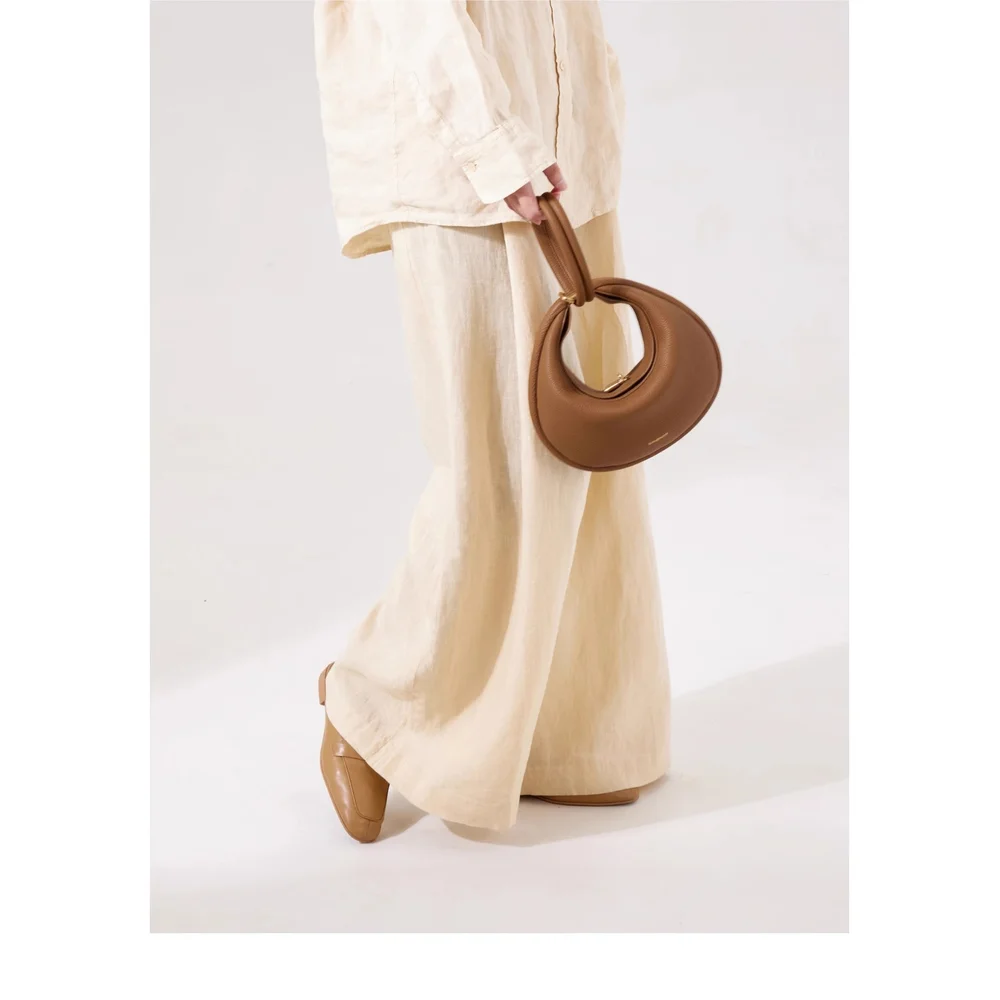 

Moon Bend Bag Personalized New Moon Bag Atmosphere Single Shoulder Underarm Handheld Women's Bag