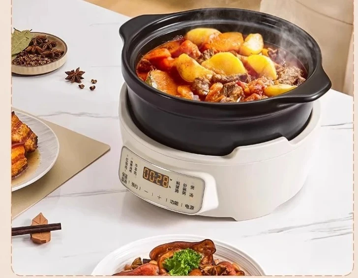 Pot Household Electric Stew Pot Fully Automatic Soup Ceramic Small Split