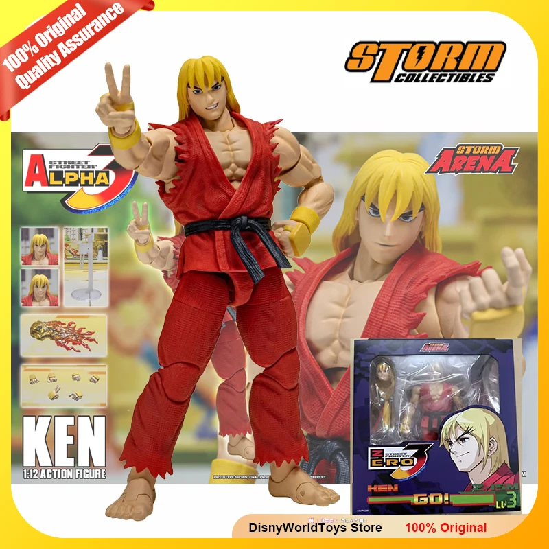 

100% Original Storm Collectibles Ken Street Fighter Alpha3 Storm Arena 1/12 Street Fighter Genuine In Stock Figure Model Toys