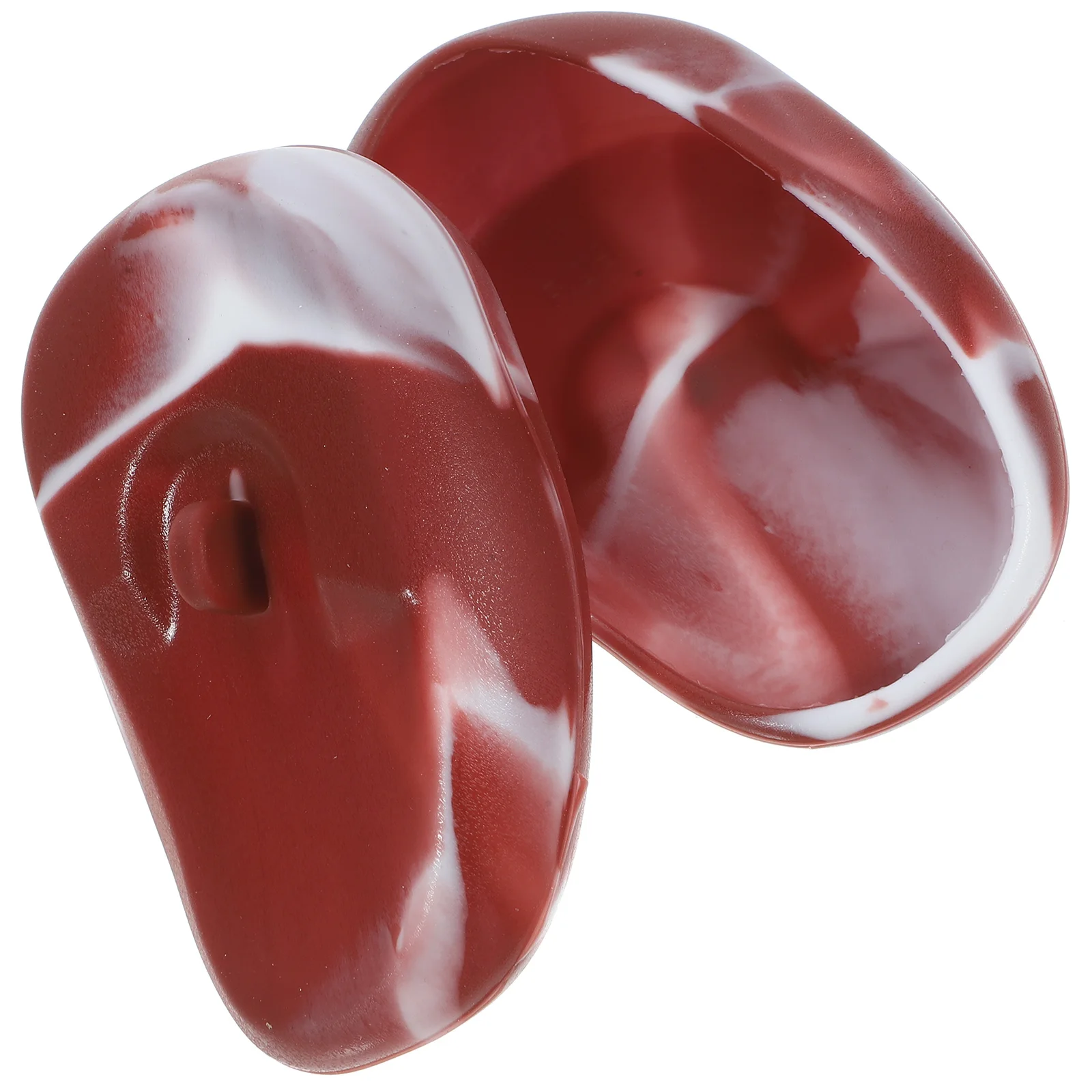 

Silicone Waterproof Dye Ear Covers Ear Covers For Hair Dye Protectors Black Purple White Salon Use Earmuffs Shower Caps Tools