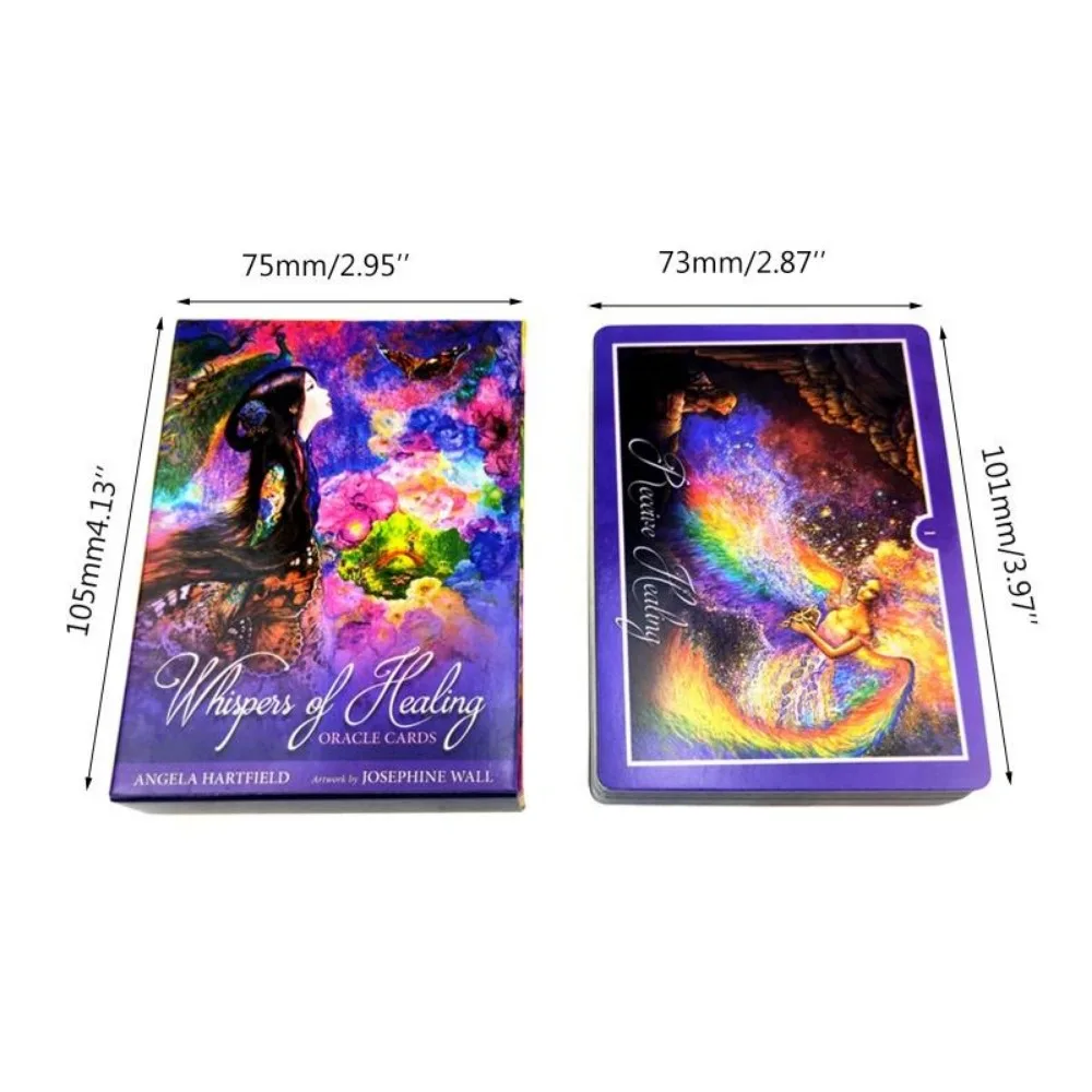 50Card Whispers of Healing Oracle Cards Divination Entertainment Chess and Card Game Tarot