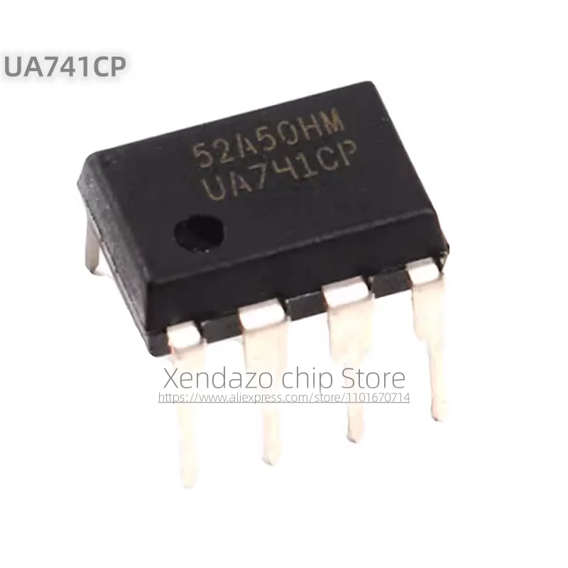 50pcs/lot UA741CP DIP-8 package Original genuine Operational amplifier chip