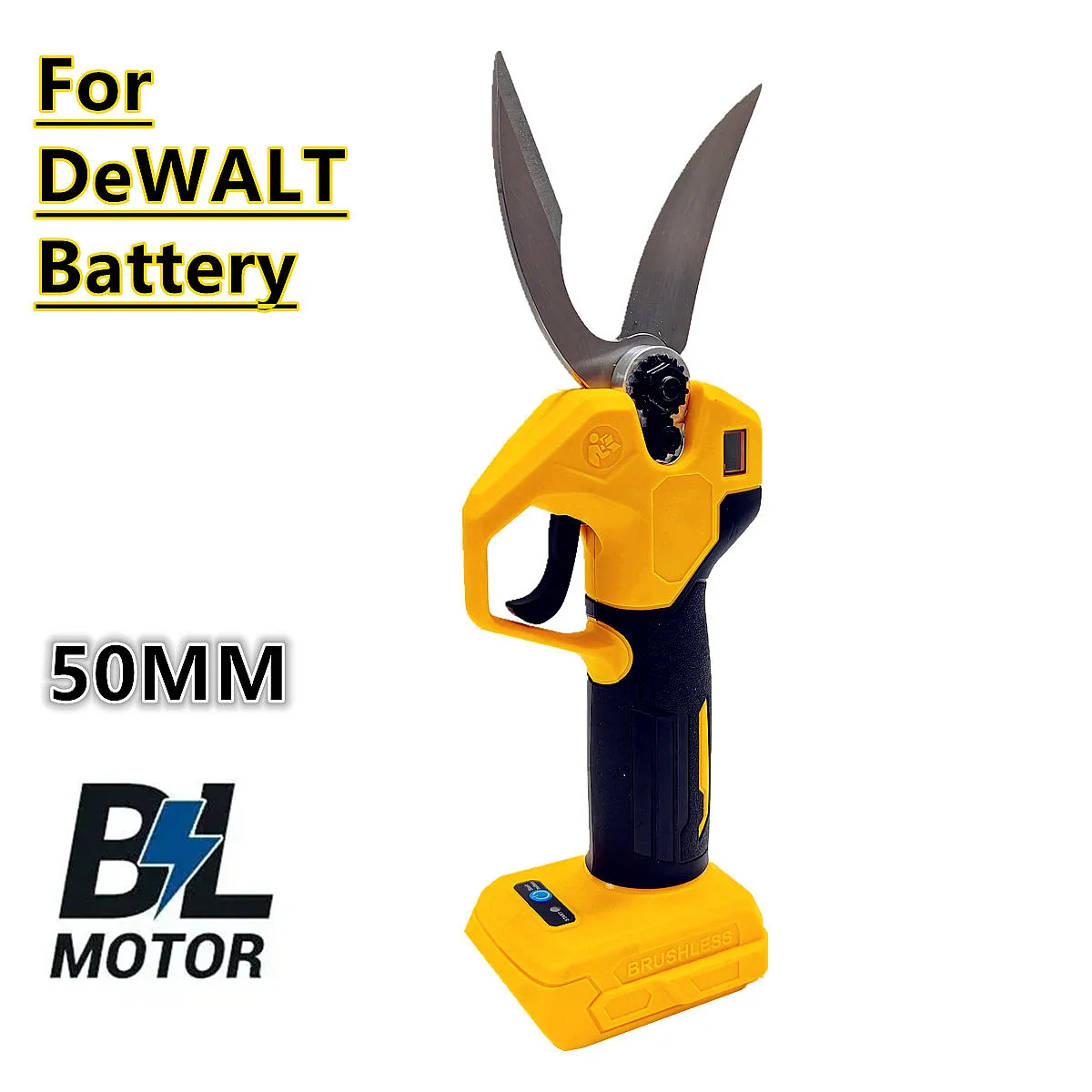 For DeWALT 20V 18V Battery Electric Scissor 50mm Brushless Bone Meat Shear Garden Secateurs Pruner Vegetable Cutter Power Tools