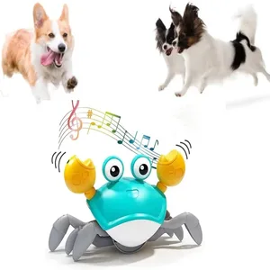 Dancing Crab Pet Toy with Music & Auto-Dancing, Interactive Fun for Cats Dogs - Indoor Pet Entertainment