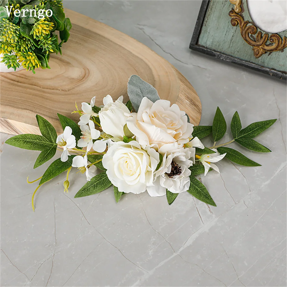 Verngo Simulation Senshi cake decoration flower wedding cake decoration Western-style new wedding Senshi cake table decoration