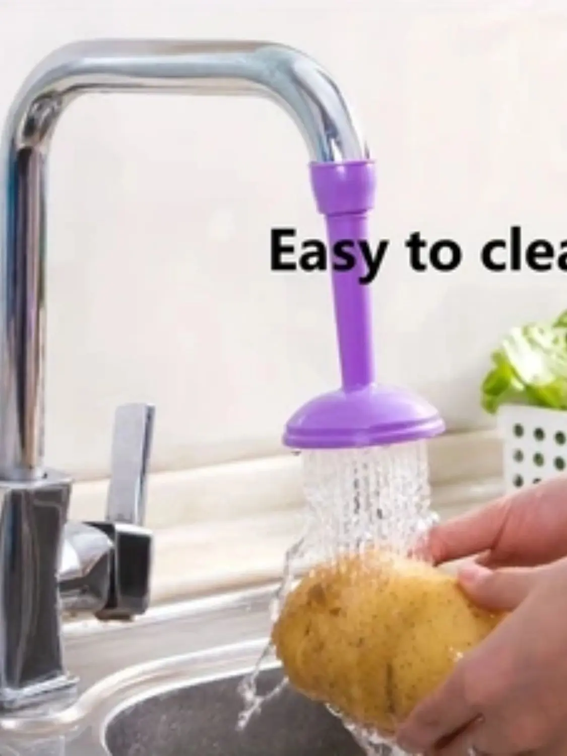 Two Faucet Extension Showerheads, Adjustable and Extended Household Tap Water Filter Showerhead, Bathroom Faucet Showerhead, Water-Saving Rotating Tap Water Showerhead, Water Device Water-Saving Valve Extender, Very Suitable for Daily Use