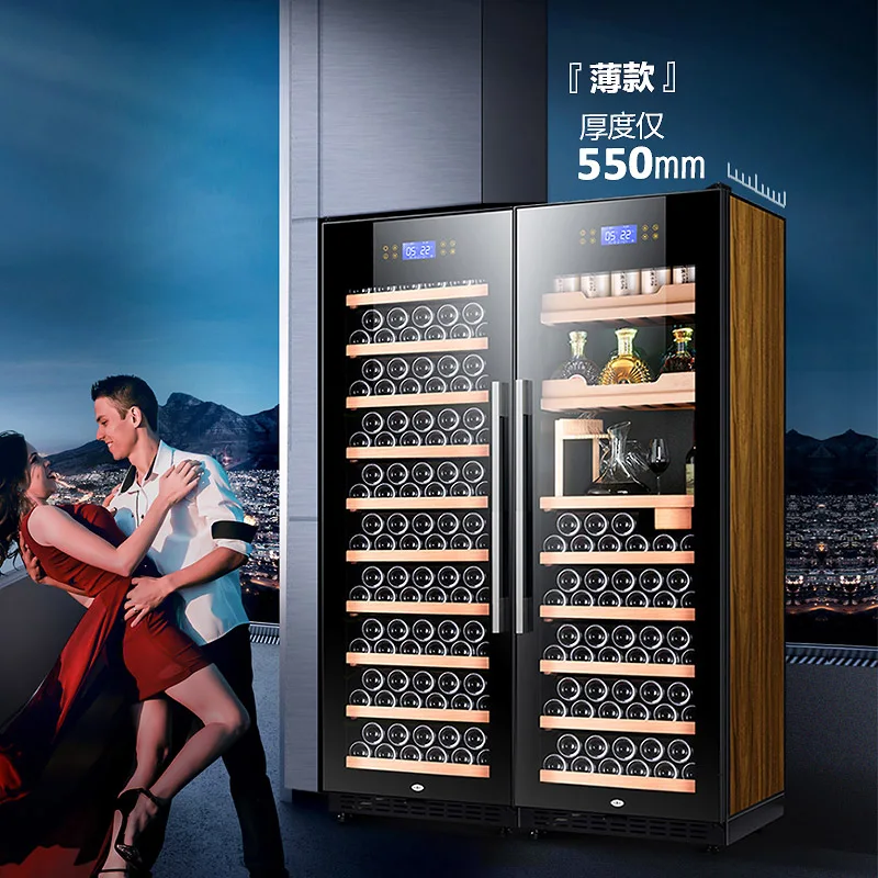 Armoire thermostatique pour vin rouge, cave à vin de raisin, maison, commerciale, salon, bar à glace, thé