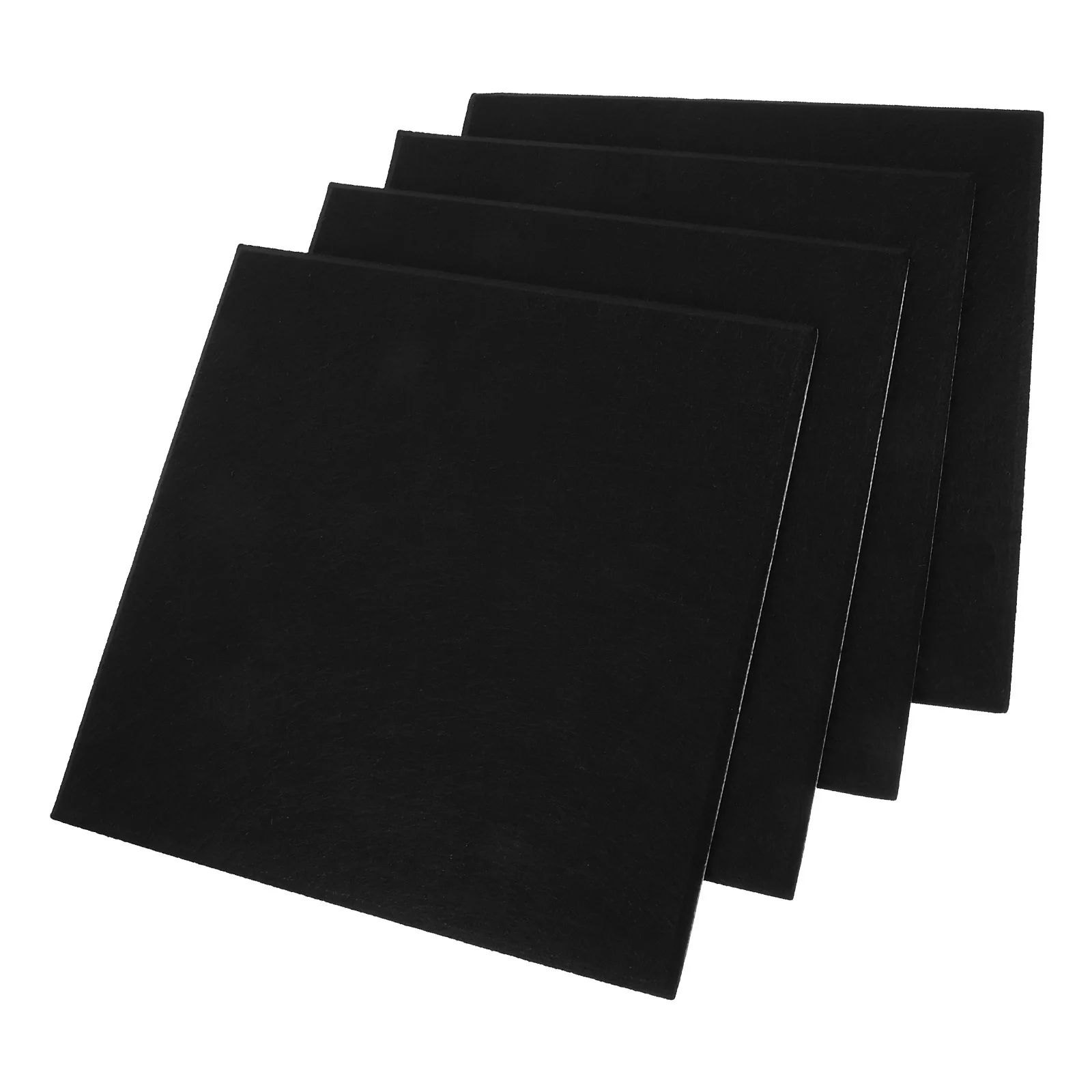 4 قطعة ورأى ذاتية اللصق مجلس البلاط مربع جدار ديكور لوحات امتصاص الضوضاء للمنزل مكتب الفصول الدراسية مكتب نشرة الجدار #2