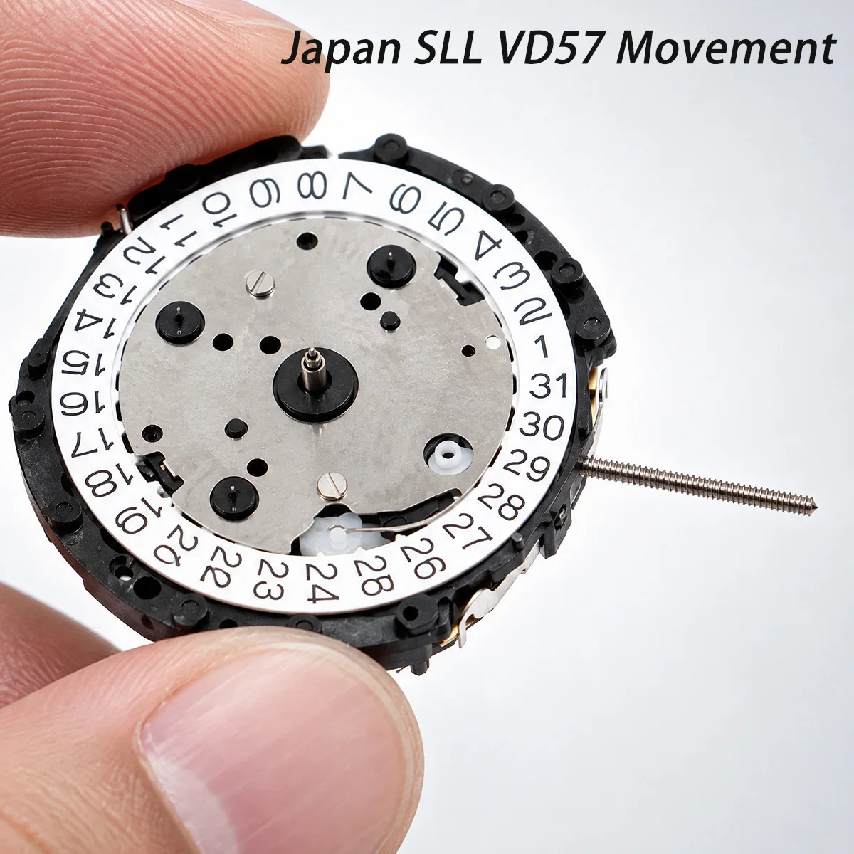 TMI VD57C D-3 Quartz Movement VD57 Movement Date at 3' Japan Movement Single Calendar Standard Chronograph Movement
