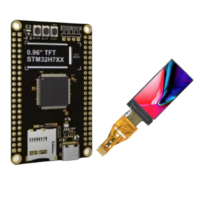 A84X-STM32H7 Core Board+0.96 Inch Screen STM32H750VBT6 Development Board Minimum System Board STM32 Development Board