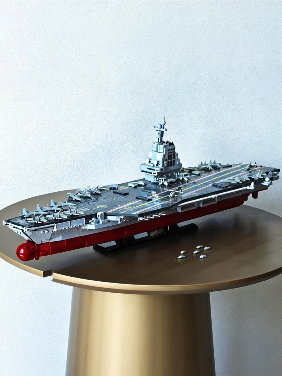 Militaire serie Fujian draagboot bouwstenen marine oorlogsschip model stenen WO2 soldaten speelgoed voor jongens verjaardagscadeau MOC - afbeelding 2