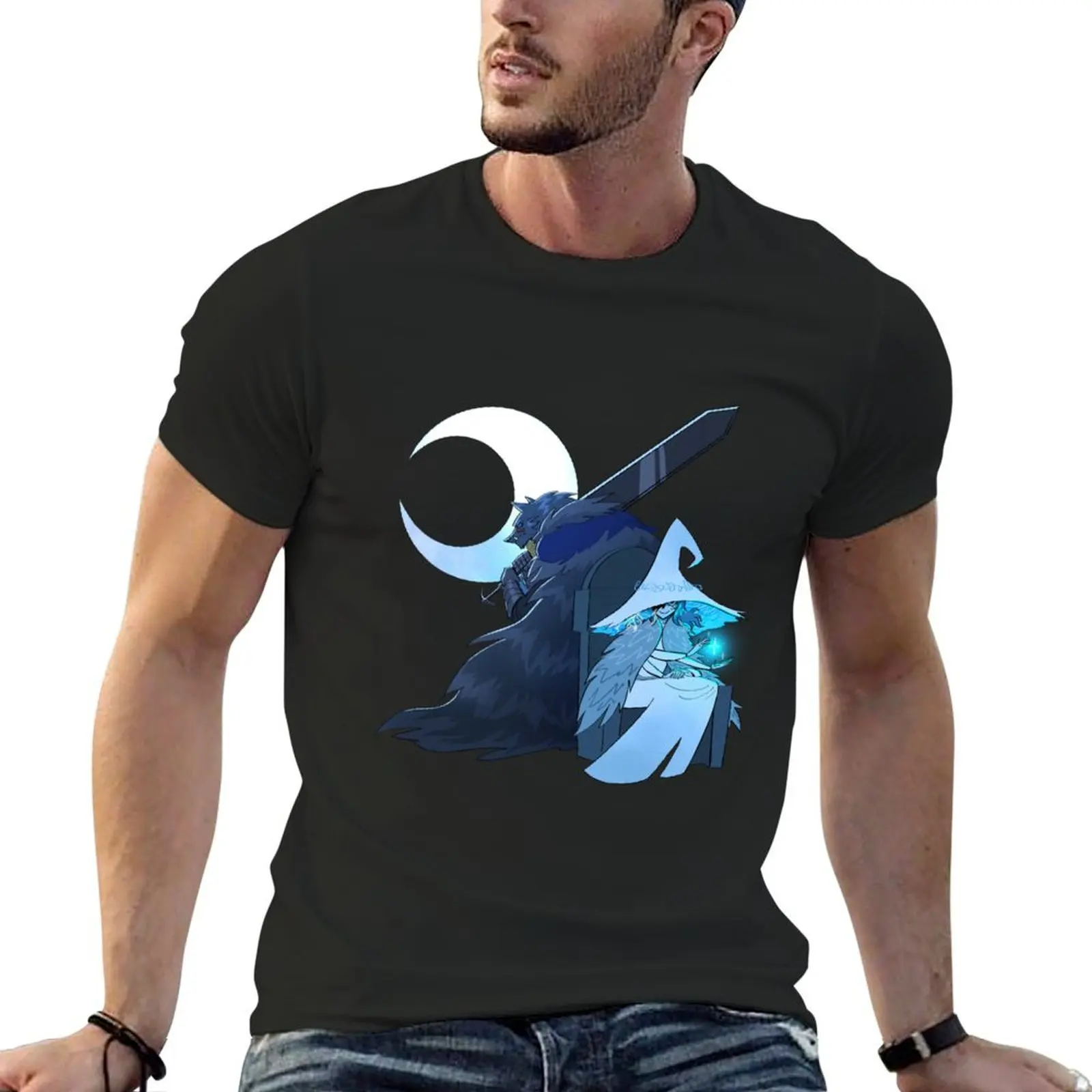 

Blaidd The Half Wolf And Ranni The Witch T-Shirt new edition boys whites cute clothes T-shirt men