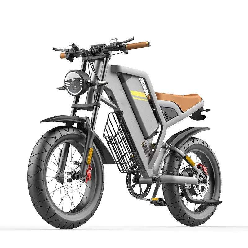 20-inch all-terrain snow beach electric assisted bicycle 48v25ah lithium ion battery long range Fat tire electric bicycle