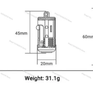 Portable EDC Tool, Multifunction Outdoor Combination Tool Knife with Keychain Bottle Opener