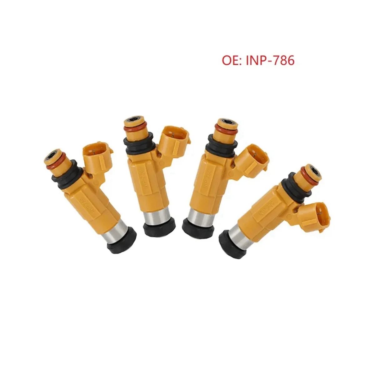 4Pcs 49033-1057 Fuel Injectors INP-786 for Kawasaki 2000-2008 Vulcan 1500 1600 INP786 490331057