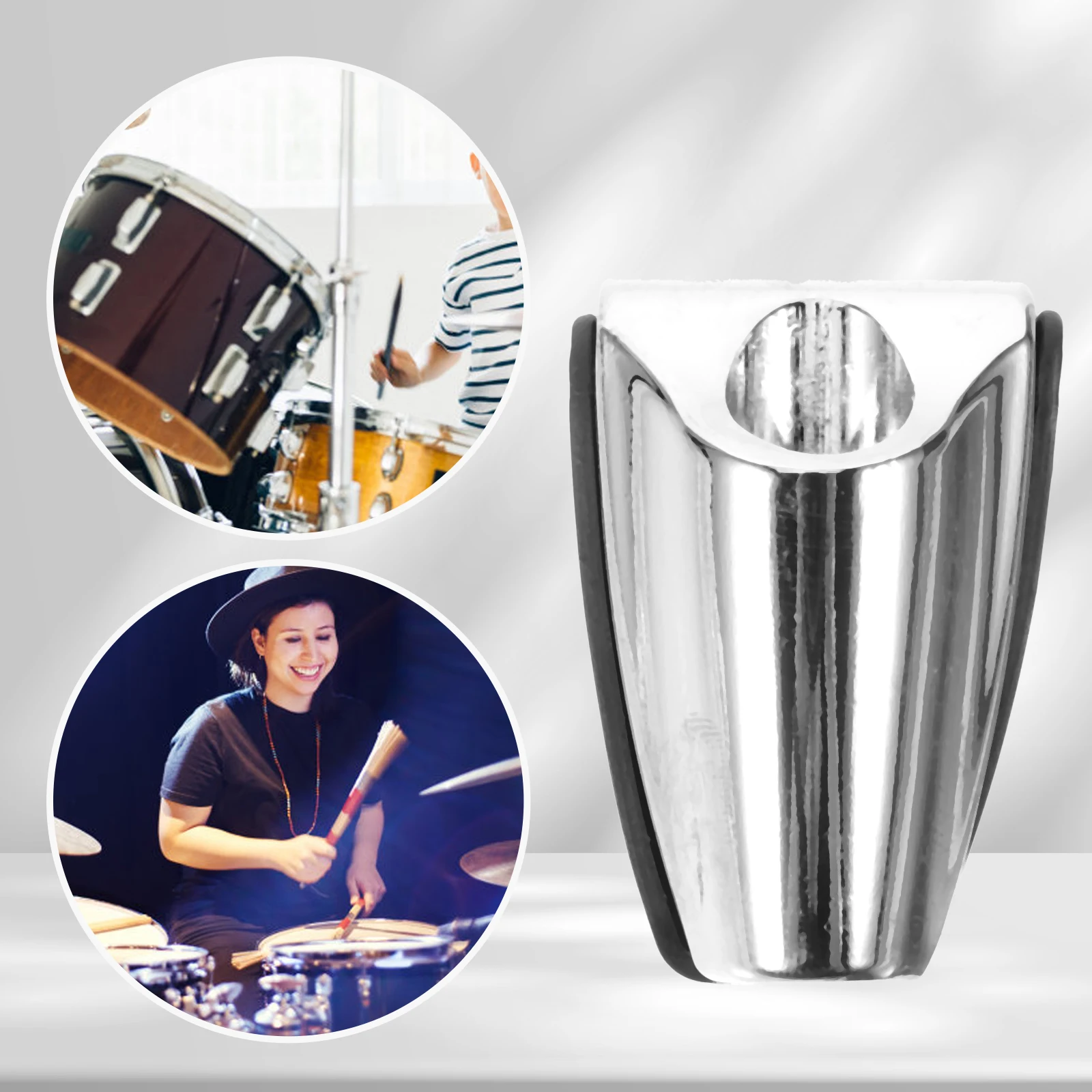 

Bass Drum Hook Hardware Accessories Zinc Alloy Replacement Parts Lugs Hooks Rubber Snare