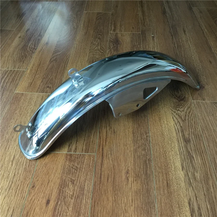 

For The First Jialing JH70 Motorcycle Front Fender Front Fender All Stainless Steel Awning Fender Eliminators