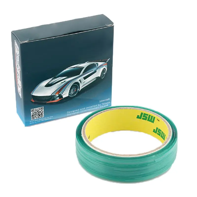 50M Knifeless Cutting Line Tape Film Sticker Squeegee Wrap Tool Flexible Dropship