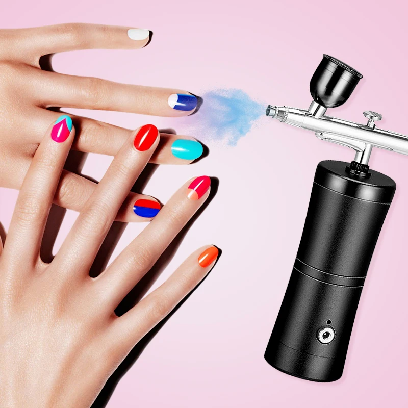 

Makeup Airbrush Machine Spray printer Facial Airbrush Set Nail Airbrush for Make up Nail Art Paint