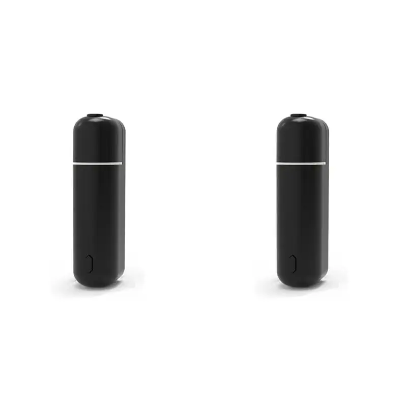 

Premium-2X Car Aroma Diffuser Mini USB Rechargeable Scent Machine Fragrance Oil Air Freshener Essential Oil Diffuser Ventclip,A