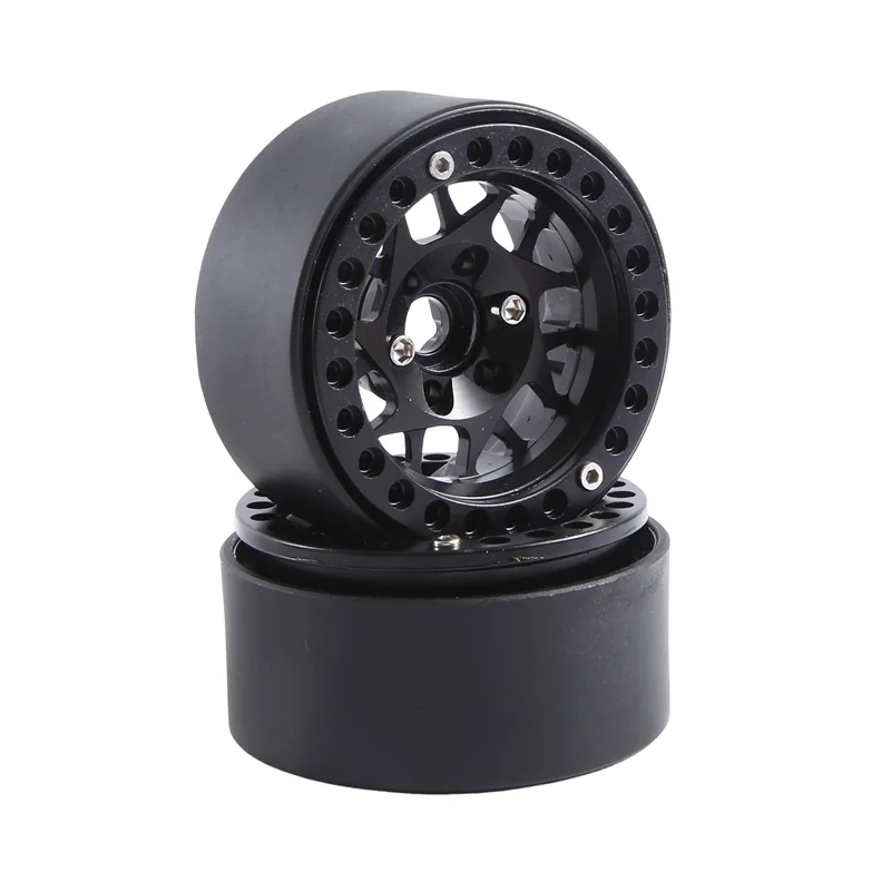 4 قطعة 1.9 بوصة معدنية Beadlock محور عجلات حافة ل 1/10 RC الزاحف سيارة TRX4 محوري SCX10 Redcat Gen8