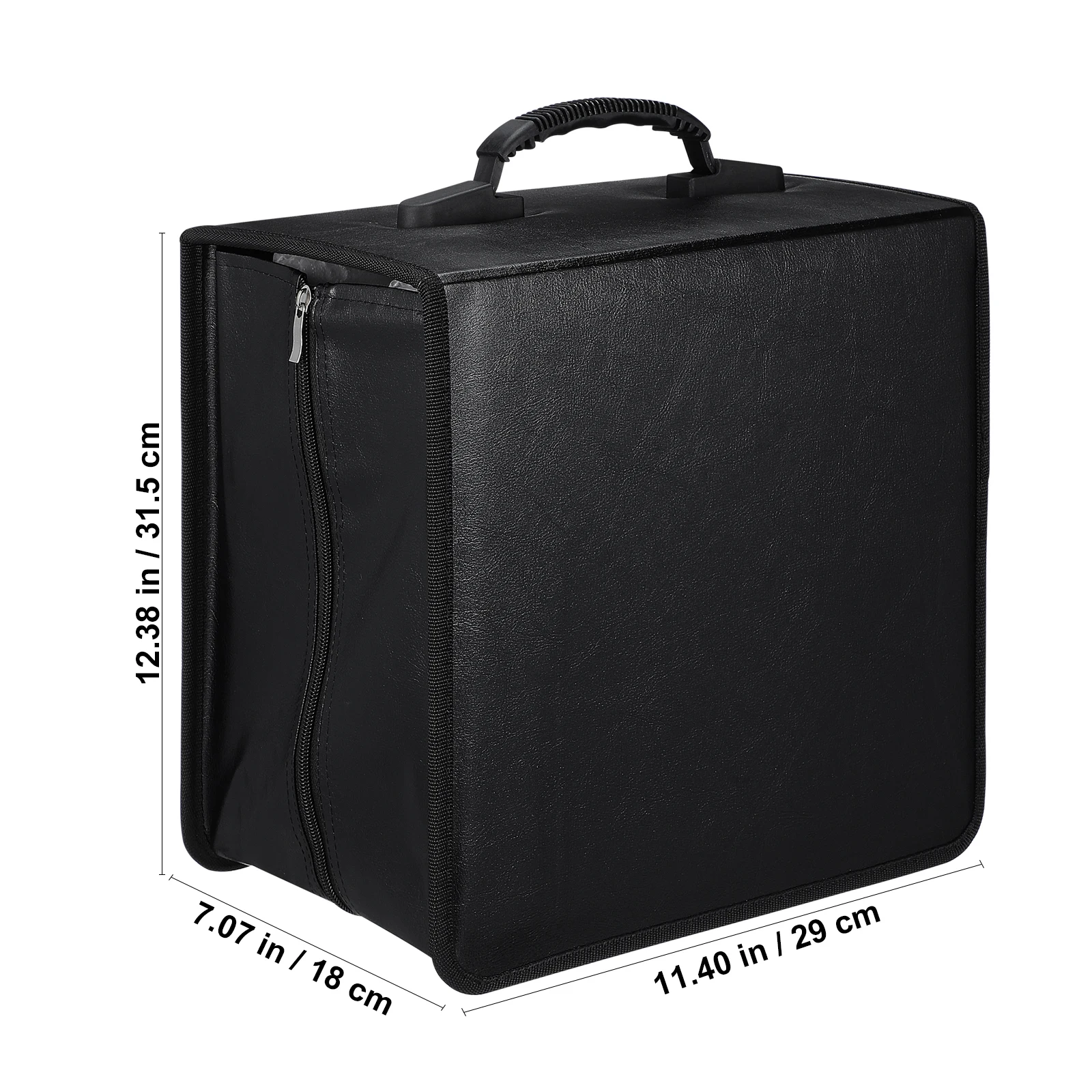 Storage Holder Cd Wallet Large Capacity Portable Disc Case For Cd Dvd Video Media Organizer Wallet Bag Black