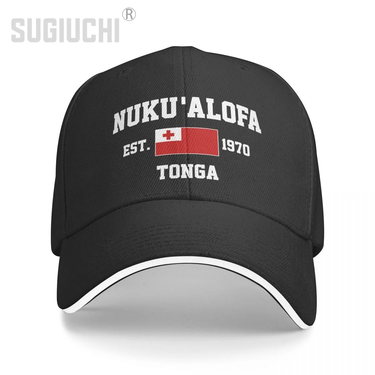 

Baseball Cap Tonga EST.1970 Nuku'alofa Capital Men Women Unisex Hip Hop Sandwich Caps Snapback Golf Hat Fishing