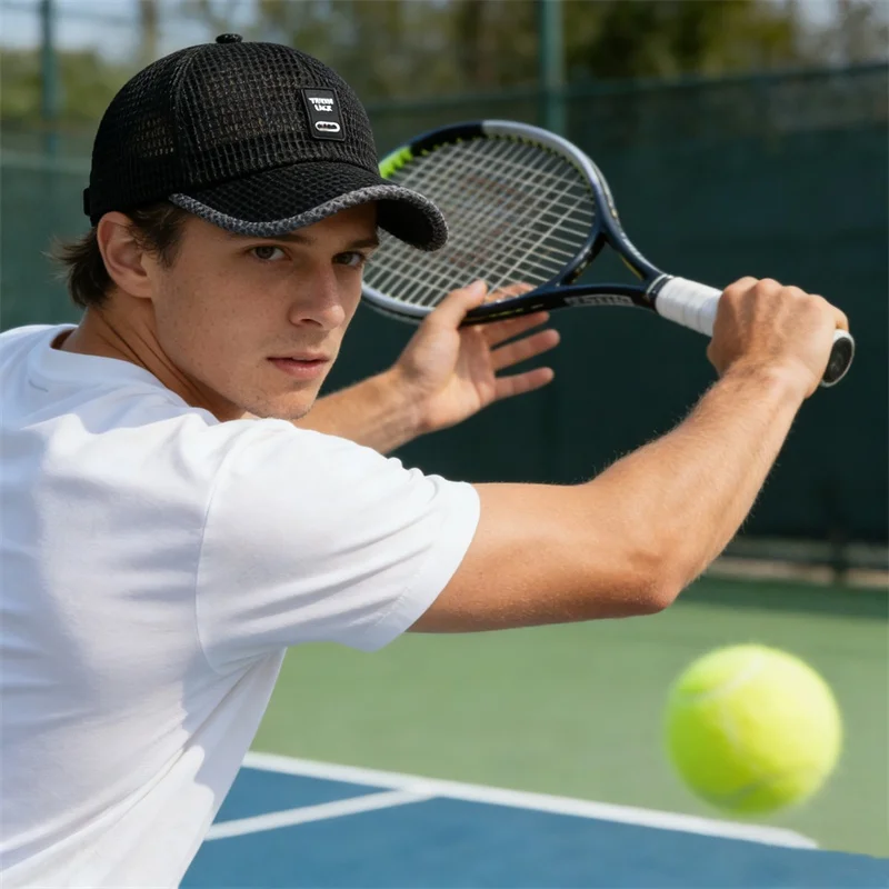 

Summer Breathable Mesh Quick Drying Tennis Golf Baseball Cap Anti-UV Running Sports Sunhat Outdoor Men Women Fishing Hat Visors
