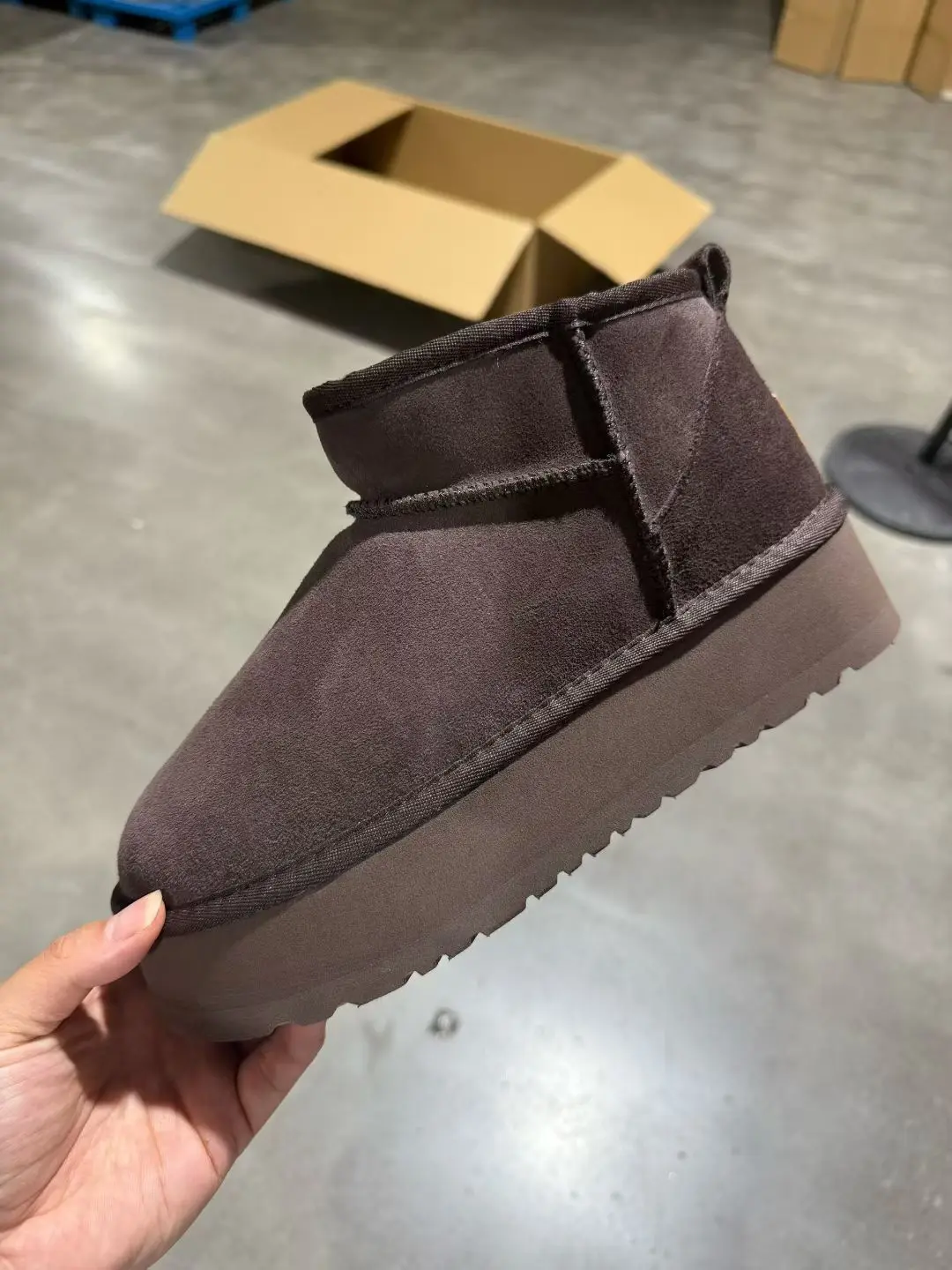 

2026 New Winter Snow Boots Ladies Platform High Heel Shoes Women Ankle Boots Luxury Designer Classic Ultra Mini Fur Boot ggU