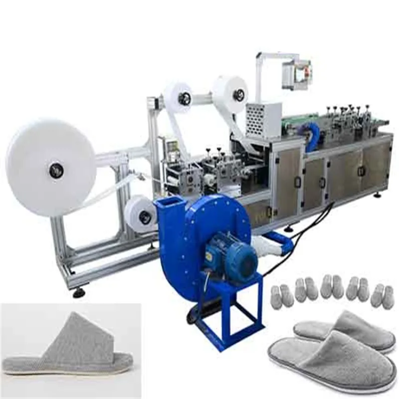 YG Fully Automatic Non Woven Disposable Slipper Producing Machine Hotel Use Slipper Machine with Packaging Machine