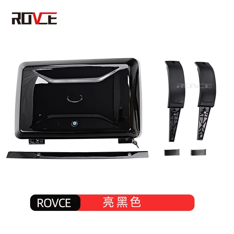 صندوق الأدوات الخارجية للسيارة مع قفل لسيارة لاند روفر ديفندر 2020-2024 (110 أسود) #5