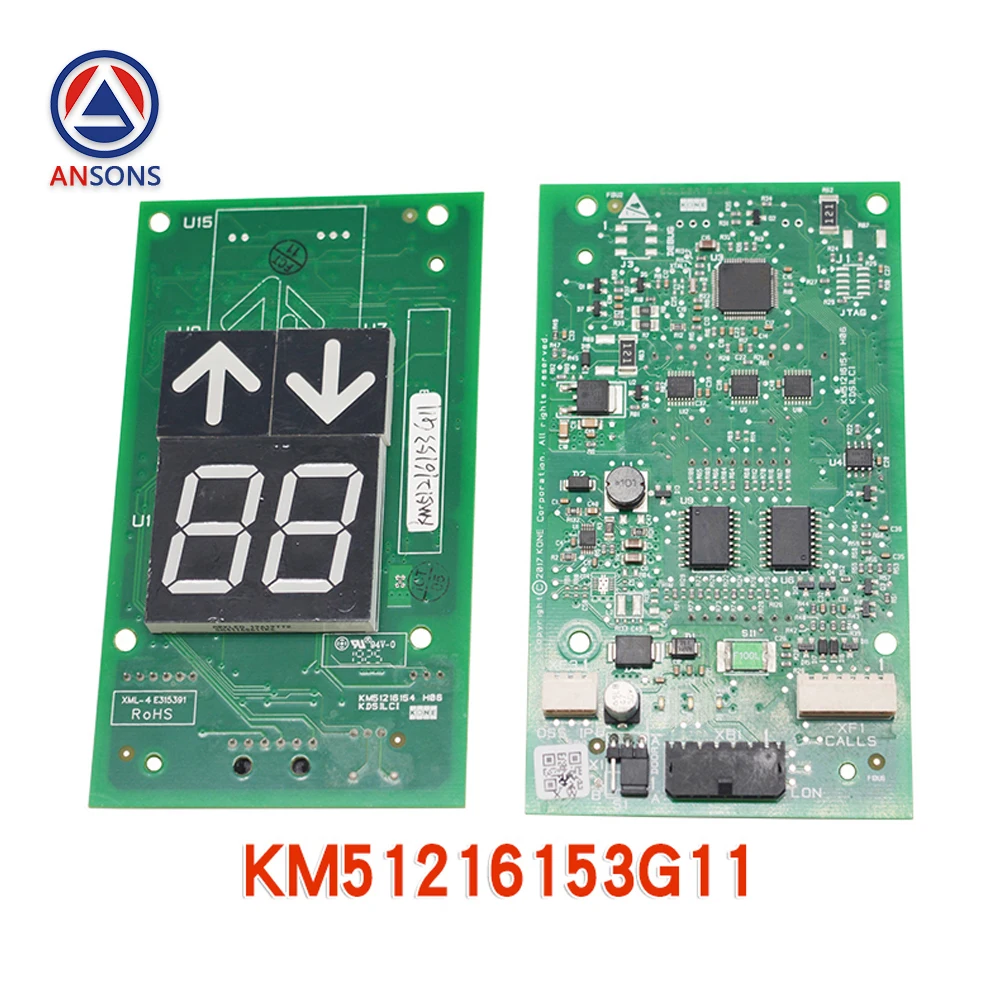 KM51216153G11 G12 G13 G14 G22 KM51216154H05 H06 Giant KONE Elevator Display PCB Board For LOP HOP Ansons Elevator Spare Parts