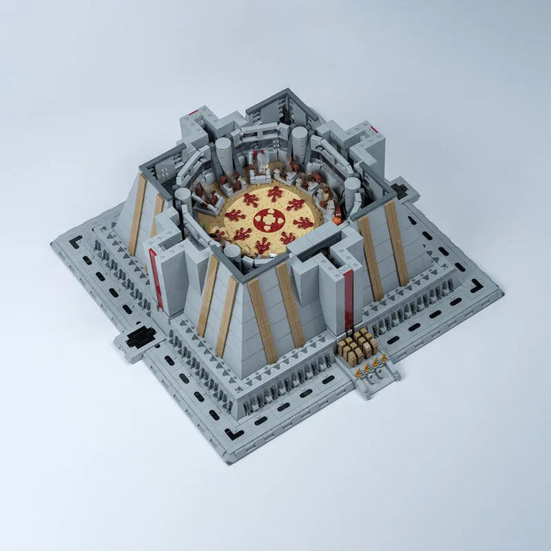 Moc Building Bricks Classic Fortress Model The Temple of CoruscantTechnology Modular Block  Toys For  DIY Sets Assembly