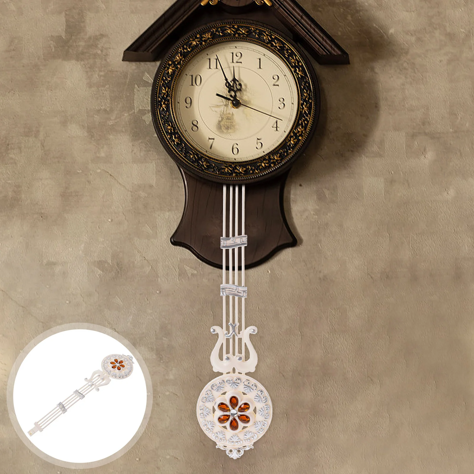 

Part Plastic For Replacement Decorative Hanging Pendulum Accessories Wall Wall Clock Replacement Pendulum Clock Parts