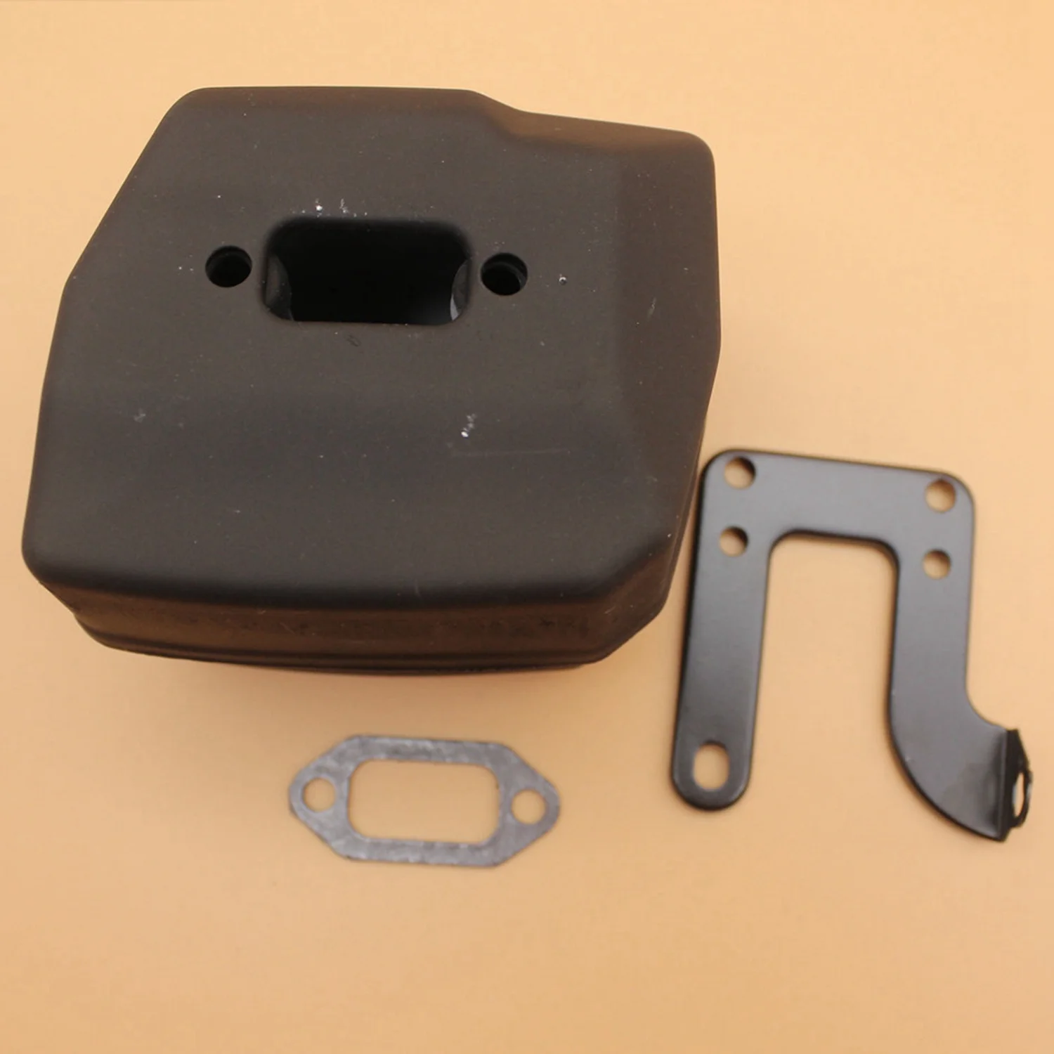 

GTBL Chainsaw Exhaust Muffler With Support Gasket Plate For Husqvarna 61 66 162 266 268 & Chain Clutch Side Cover Brake Assy