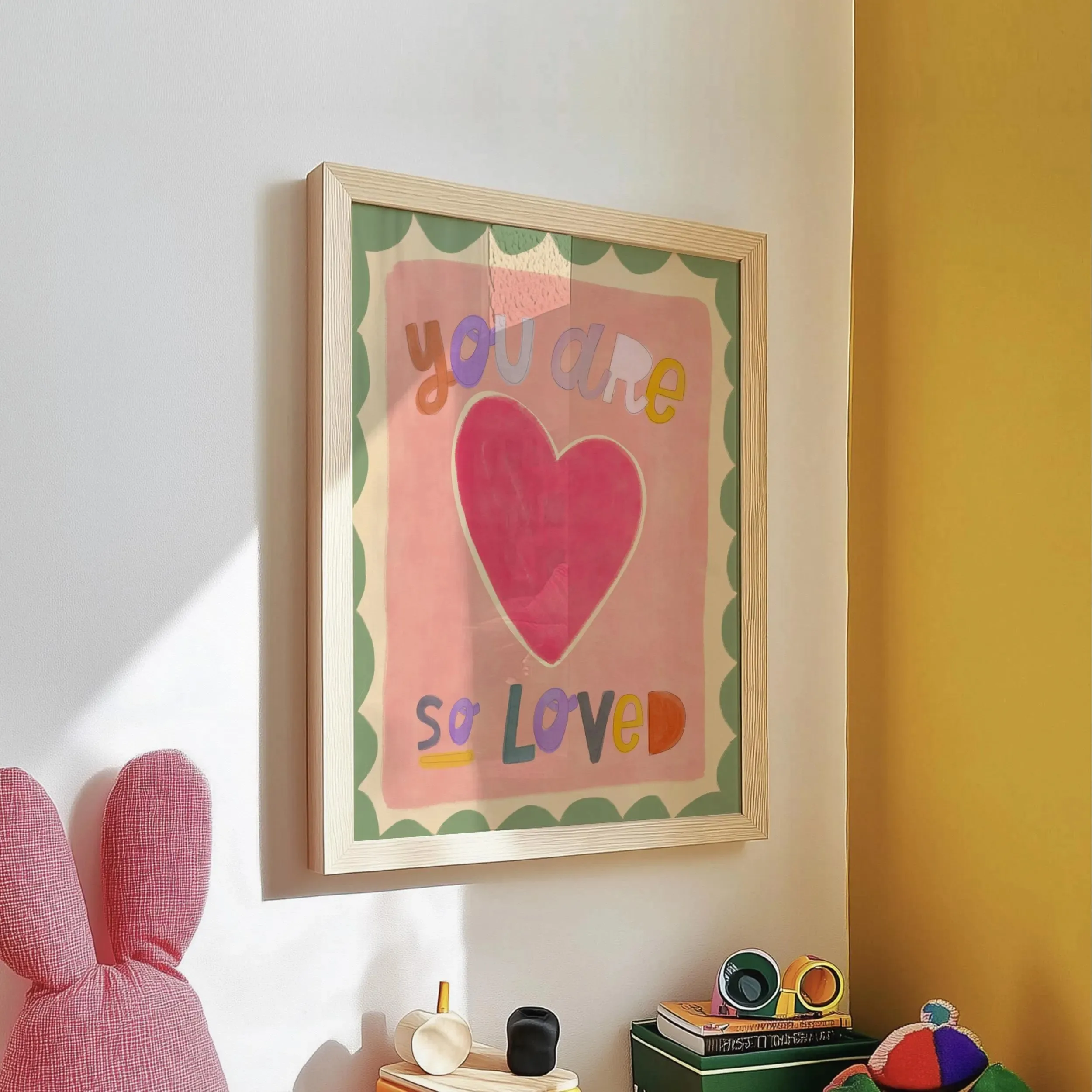 You Are So Fond Love Nursery C - Kids Educational Poster ulasan dan harga