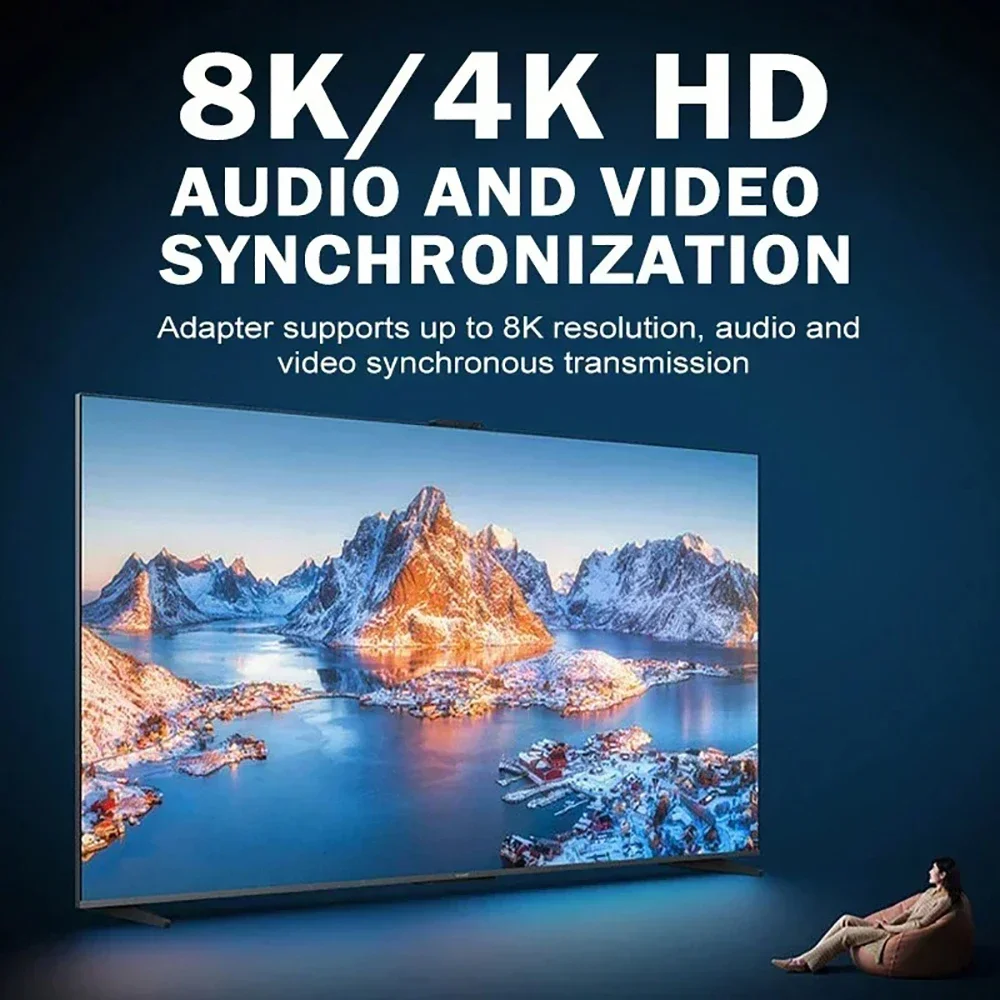 90 درجة ش ​ SB C USB3.2 20Gbps محول نوع C إلى USB C OTG محول 8K 60 هرتز 100 واط USB نوع C موصل شحن سريع لماك بوك