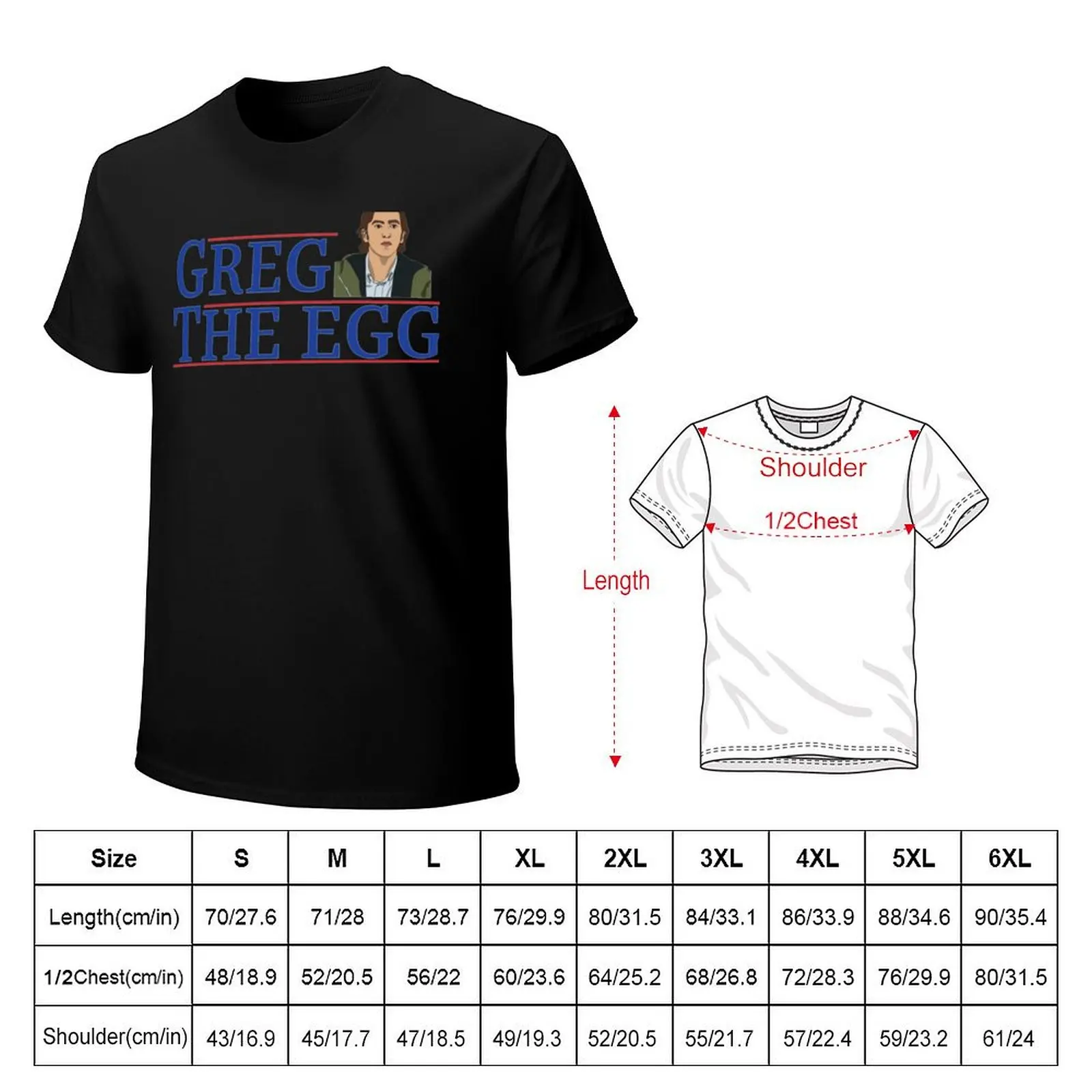 Greg the Egg Reagan Bush - Cousin Greg Hirsch - Succession T-Shirt men t shirt cotton 100% T-Shirt