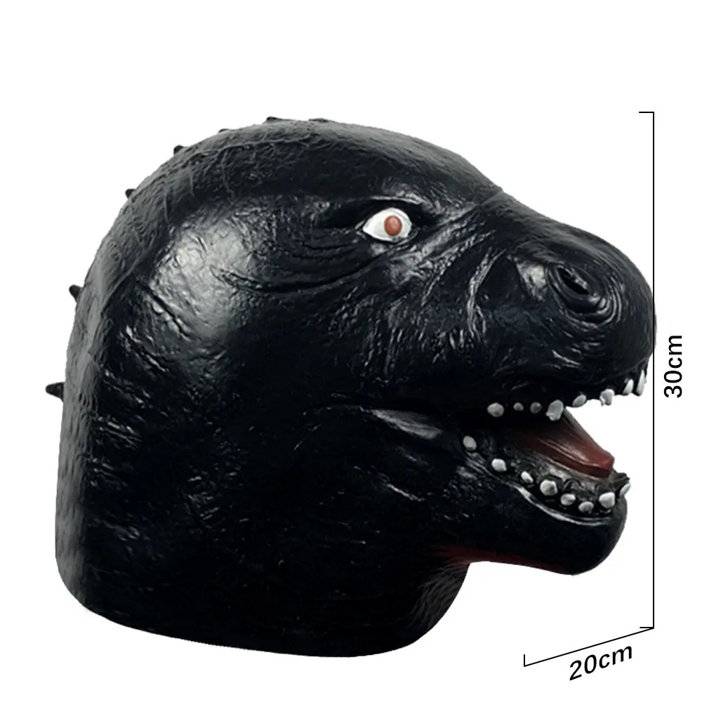Grüne Tier-Dinosaurier-Kopfmaske Halloween-Maskottchen-Kostüm-Maske – Detail 8