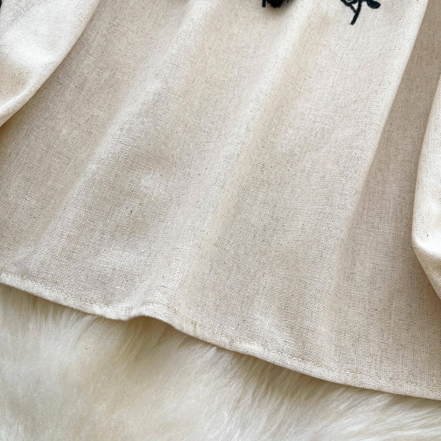 chic vintage Embroidered loose long sleeve korean fashion blouse Female autumn women clothing