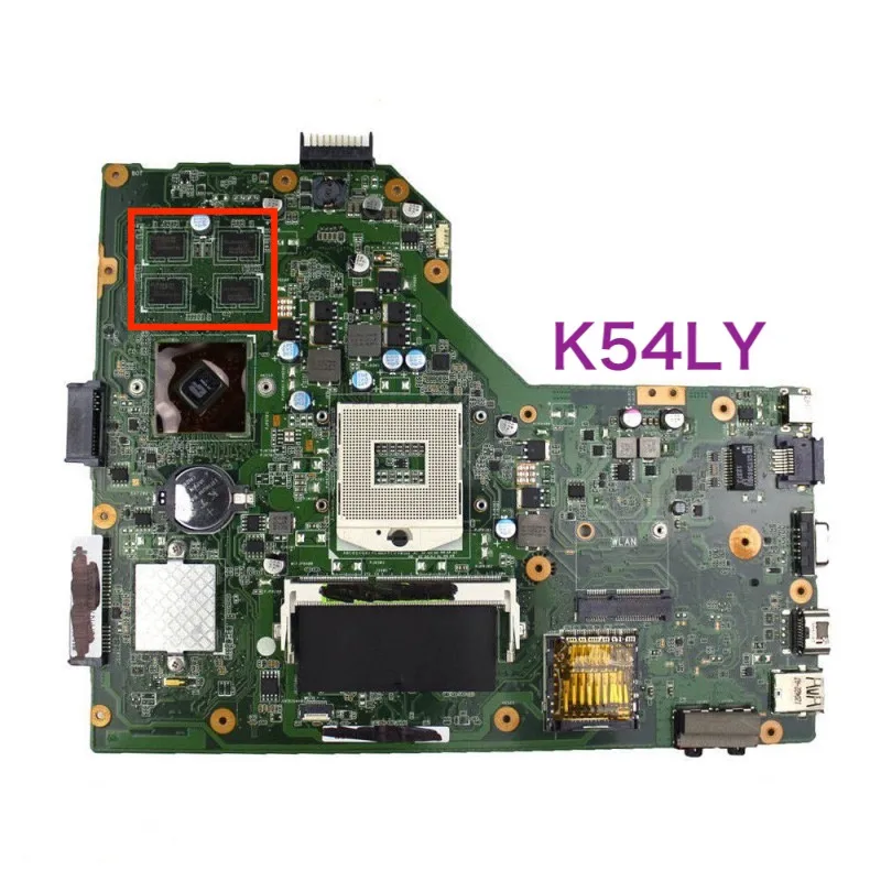 

For ASUS K54LY Laptop Motherboard 216-0809000 HM65 K54LY REV.2.1 DDR3 Mainboard 100% Tested OK Fully Work