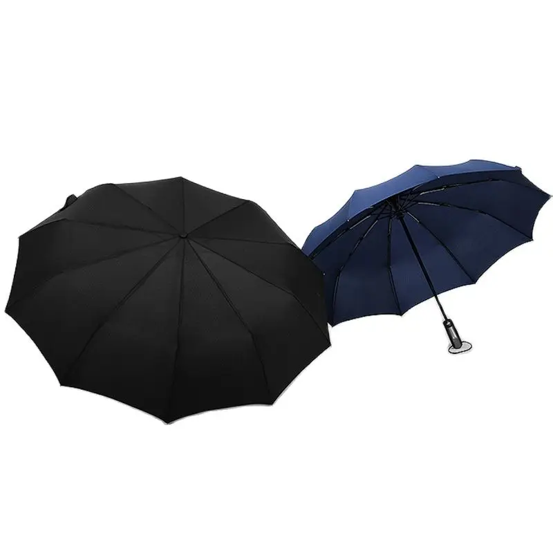 Large Strong Fully Automatic Umbrella Folding Rain Men Women Luxury Business Male Umbrella Windproof Parasol