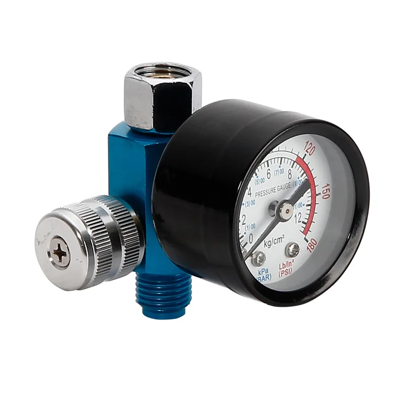 Pistolet natryskowy do farby Regulator ciśnienia Pistolet kontroler gazu Regulator powietrza z dużą tarczą Pułapka na wodę Narzędzia do filtrów